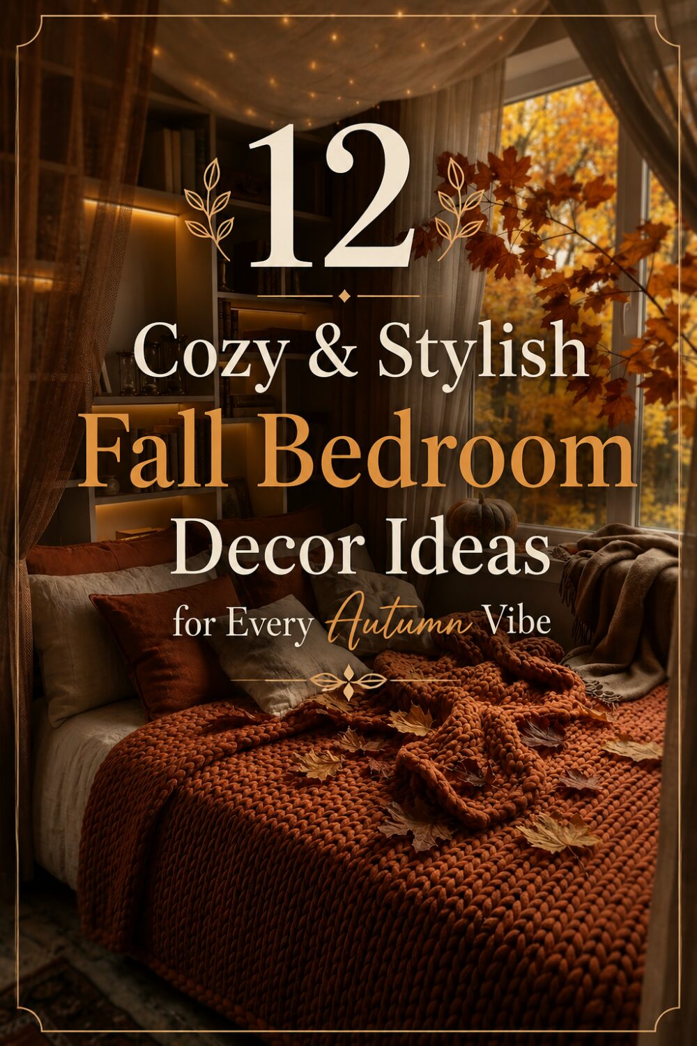 12 Cozy & Stylish Fall Bedroom Decor Ideas for Every Autumn Vibe