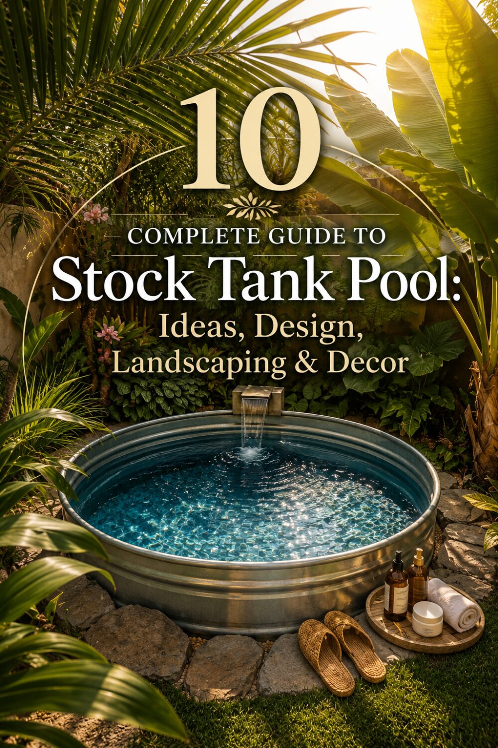10 Complete Guide to Stock Tank Pool: Ideas, Design, Landscaping & Decor