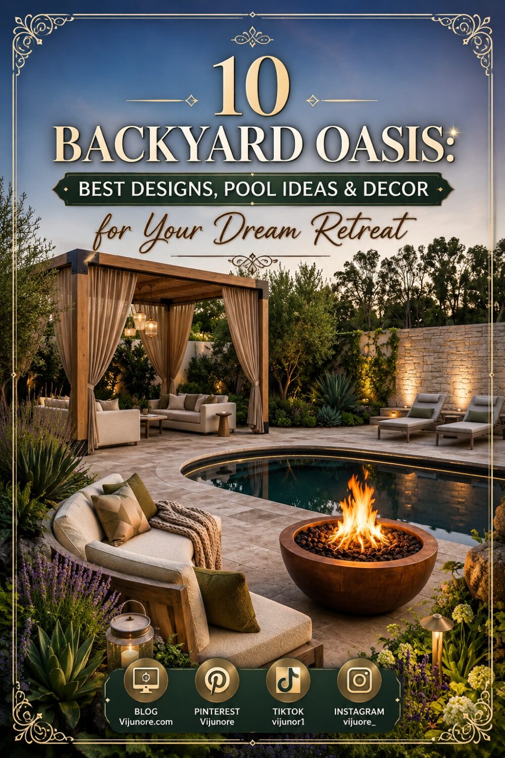 10 Backyard Oasis: Best Designs, Pool Ideas & Decor for Your Dream Retreat