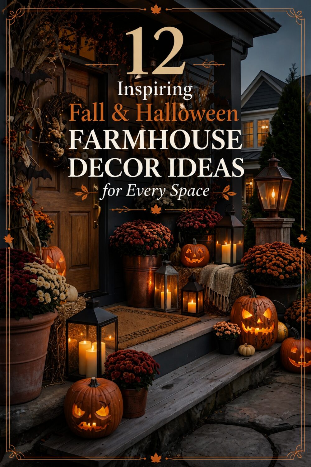 12 Inspiring Fall & Halloween Farmhouse Decor Ideas for Every Space