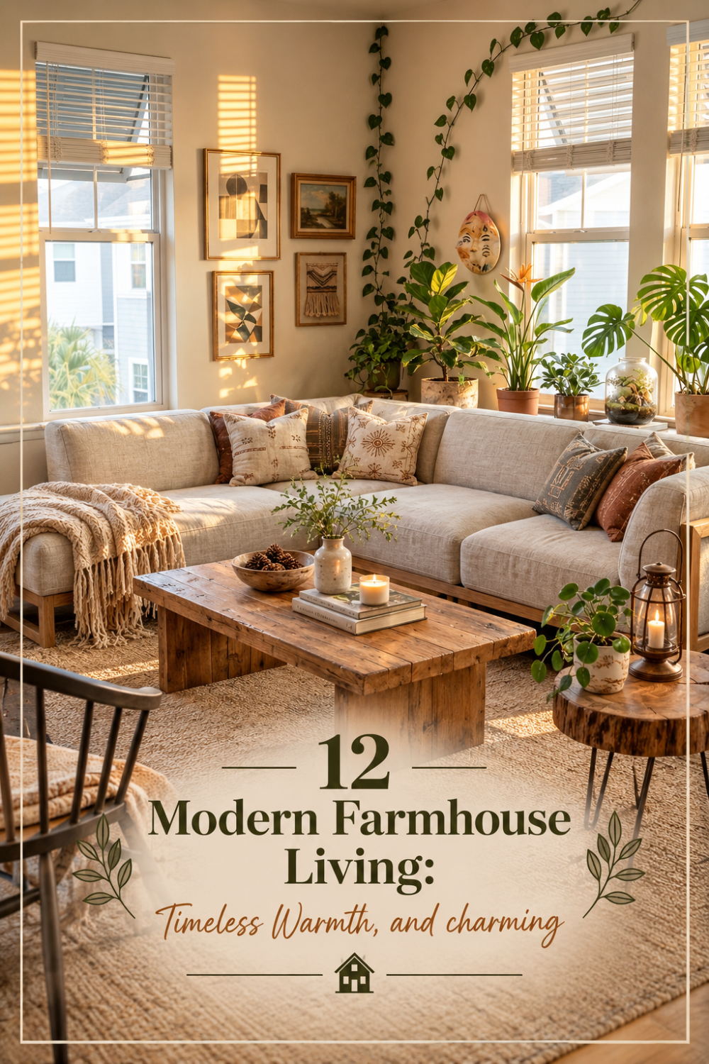 12 Modern Farmhouse Living: Timeless Warmth, and charming